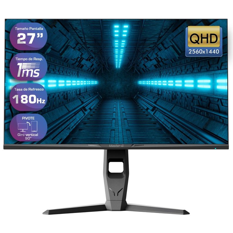 Monitor Gamer 27" QHD IPS Pivote 90 180Hz 1Ms MGMG2740Q-0