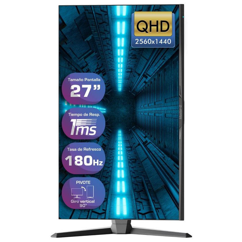 Monitor Gamer 27" QHD IPS Pivote 90 180Hz 1Ms MGMG2740Q-1
