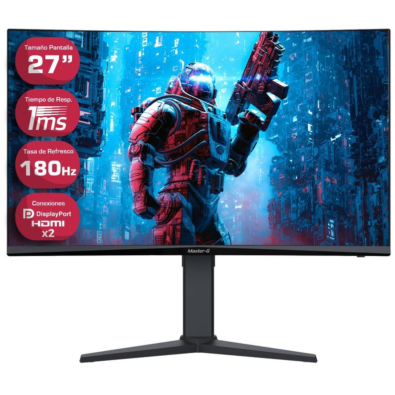 Monitor Gamer Curvo Led 27" Full HD 180Hz 1Ms MGMG2730C-0