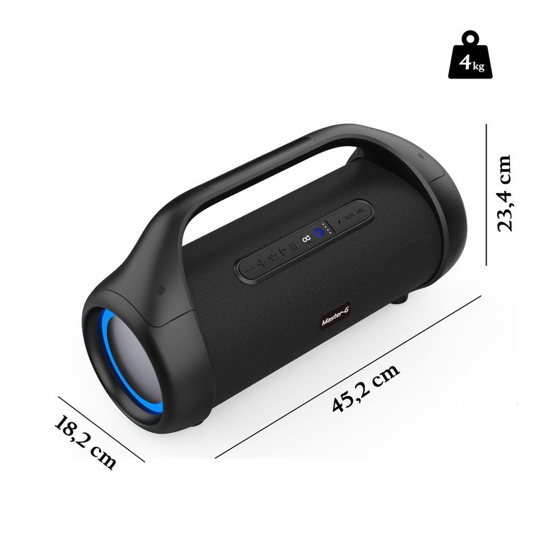 Parlante Portátil Bluetooth 5" Centauro Waterproof Master-G-2
