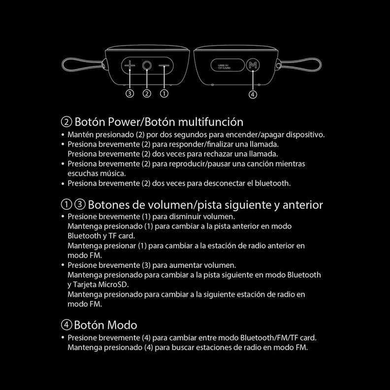 Parlante Portátil Karbon3 Bluetooth IPX7 Master-G-7