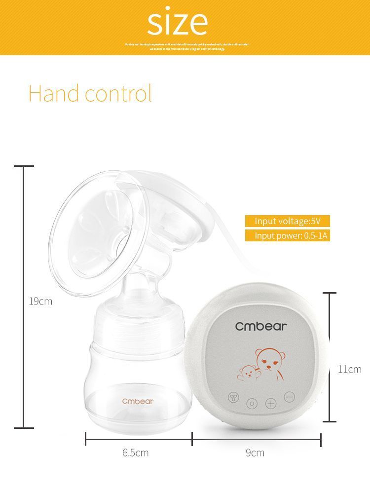 EXTRACTOR DE LECHE ÉLECTRICO CMBEAR&UXOCRO-4