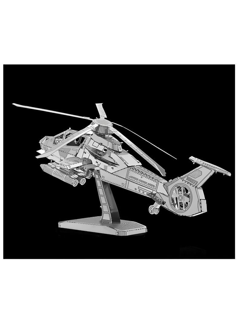 Puzzle 3D de Metal - Helicóptero RAH-66 Comanche-3