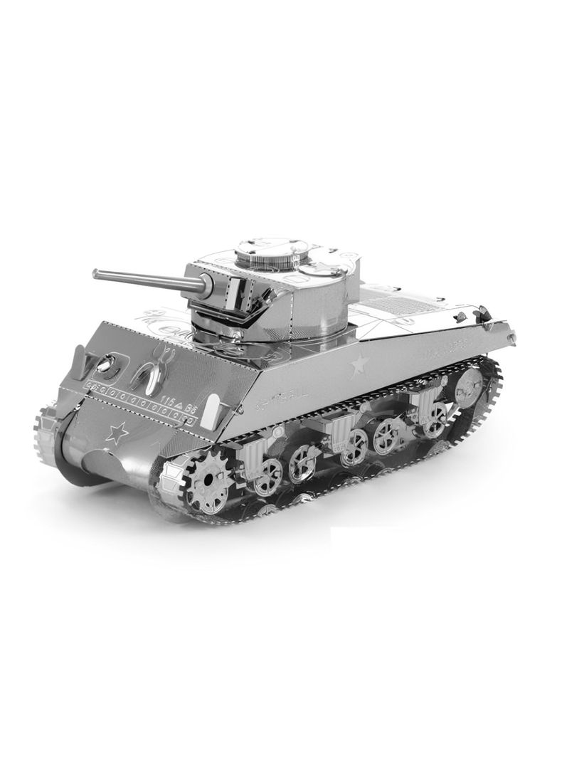 Puzzle 3D de Metal - Tanque Sherman-0
