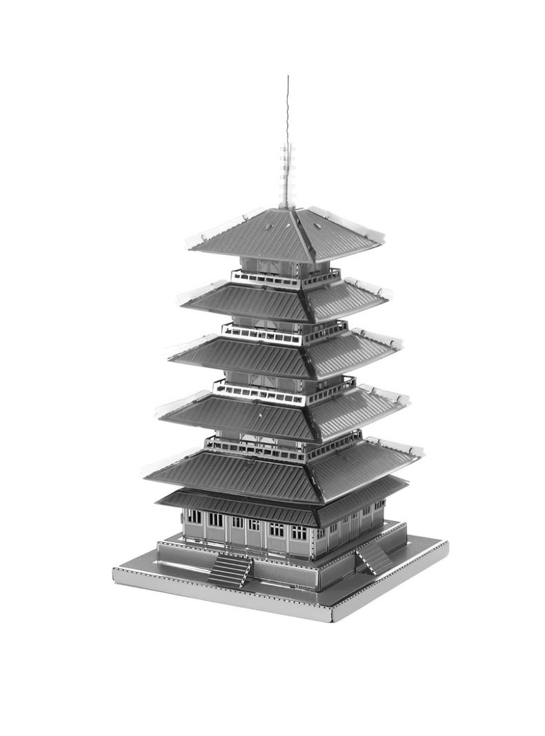 Puzzle 3D de Metal - Templo Japonés de To-ji-0
