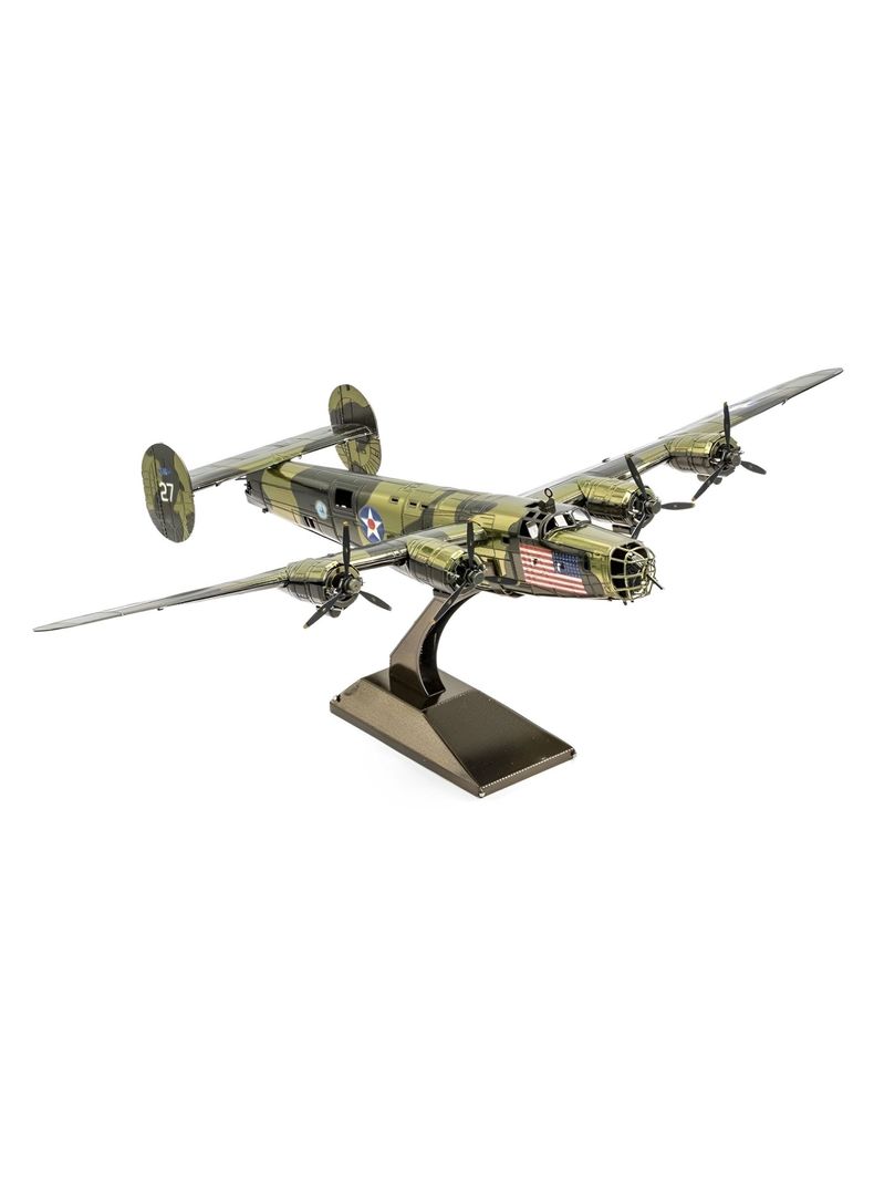 Puzzle 3D de Metal - Bombardero B-24 Liberator-2