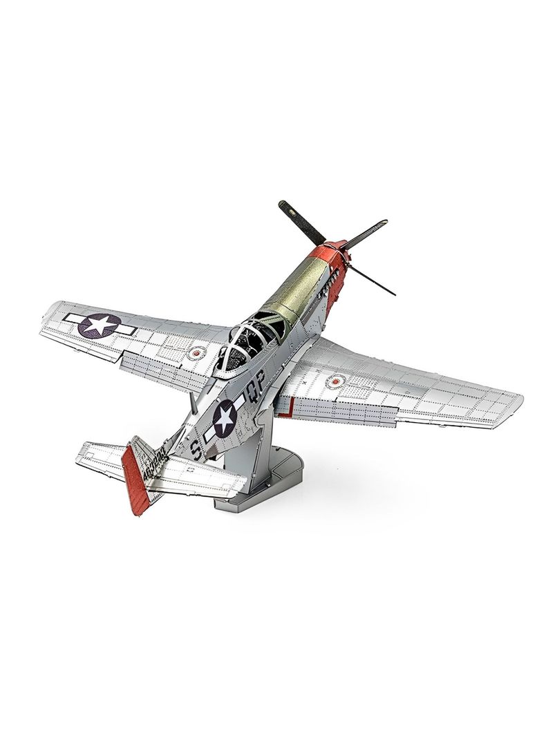 Puzzle 3D de Metal - Avión Mustang Sweet Arlene-1