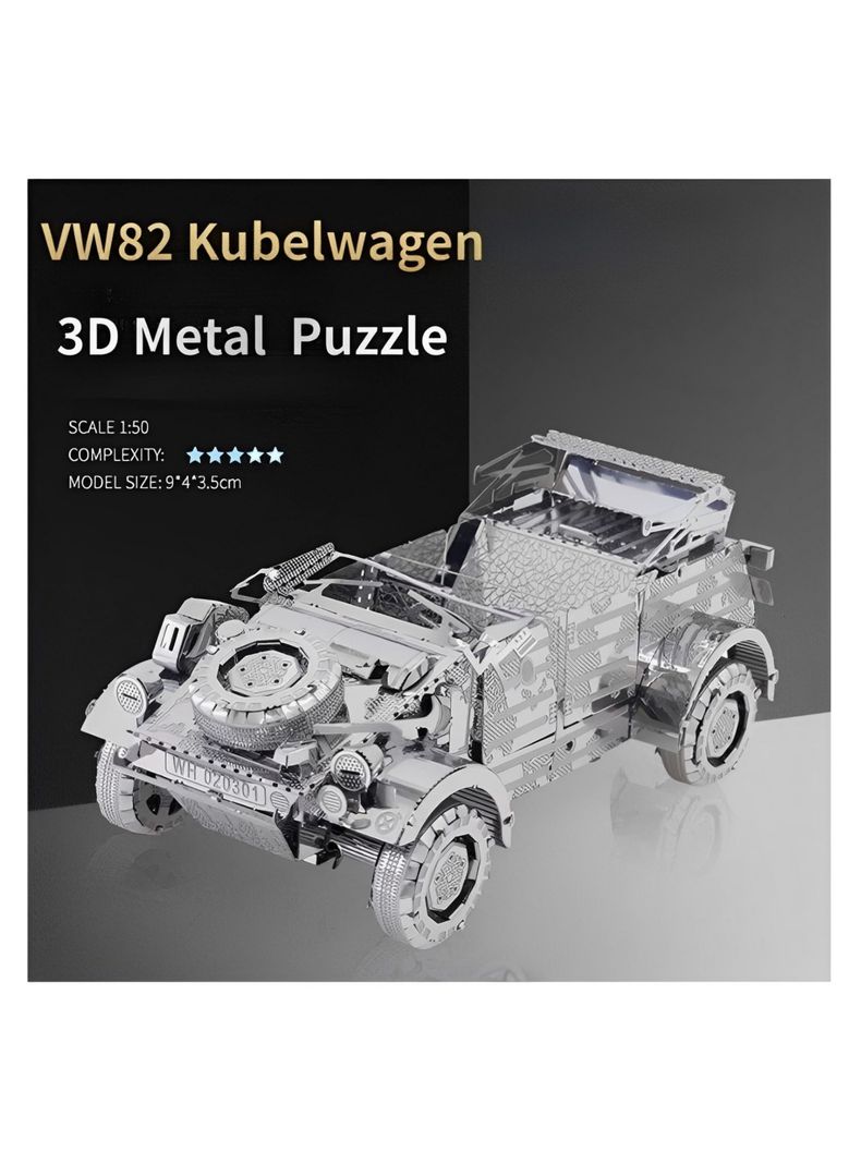 Puzzle 3D de Metal - Volkswagen Kübelwagen 82-3