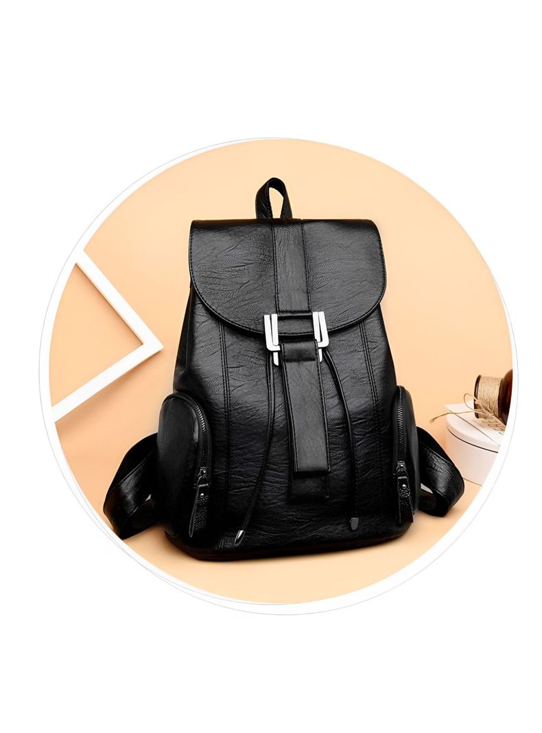 Mochila Cuero PU Grande, Elegante y de Gran Calidad-2
