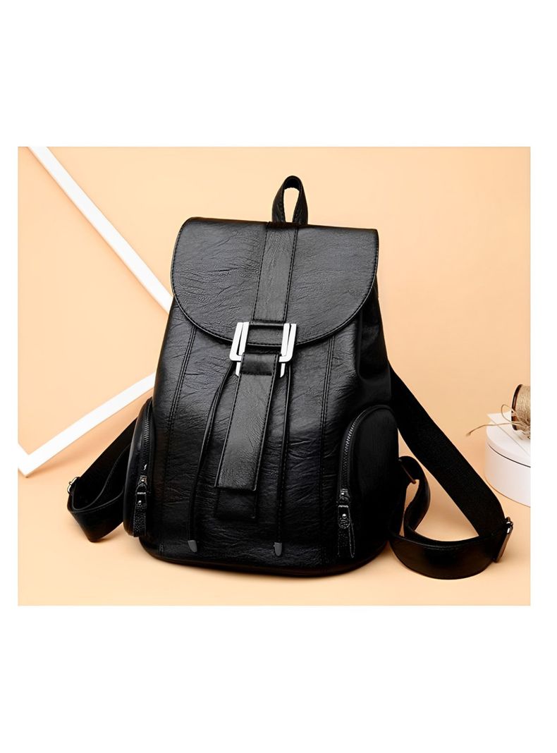 Mochila Cuero PU Grande, Elegante y de Gran Calidad-1