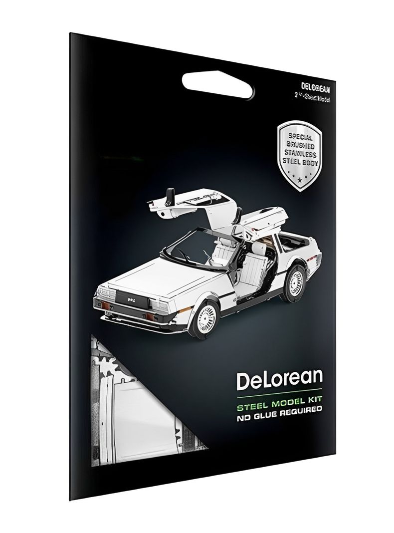Puzzle 3D de Metal - DeLorean-5