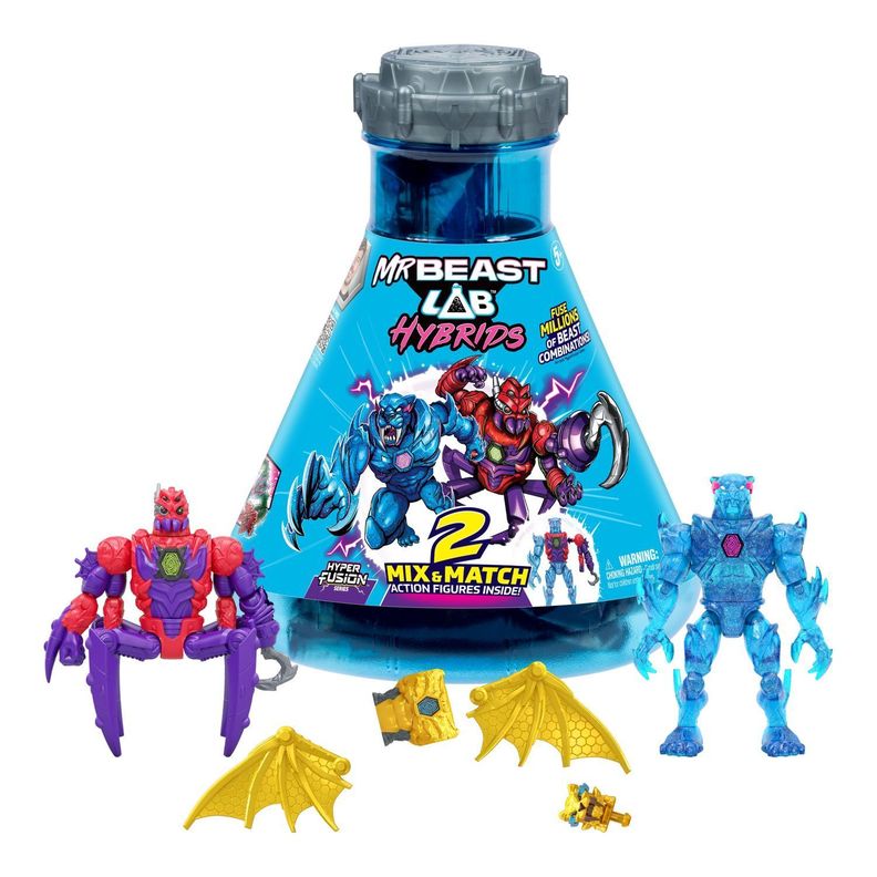 Mr Beast Lab Hybrids Figura De Accion X 2 MrBeast | Paris.cl
