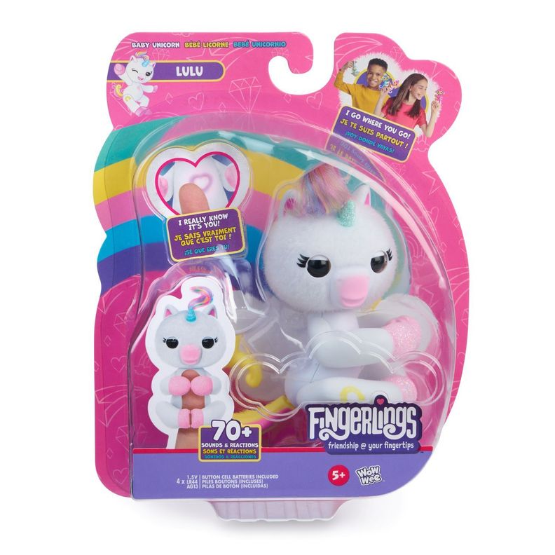 Fingerlings Unicornio Interactivo Gigi-0
