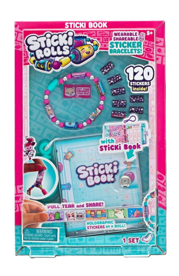 Sticki Rolls Set 1 Brazalete + Libro De Coleccion