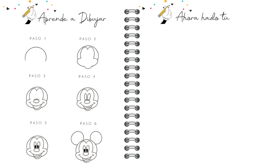 Cuaderno Colorear Disney