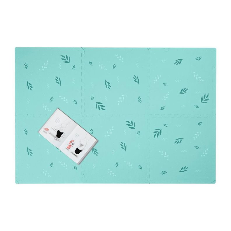 TATAMI GOMA DE EVA 600*600*12mm LEAF MINT-0