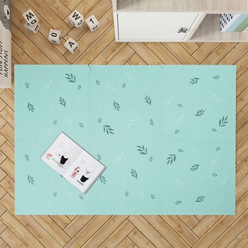 TATAMI GOMA DE EVA 600*600*12mm LEAF MINT-1