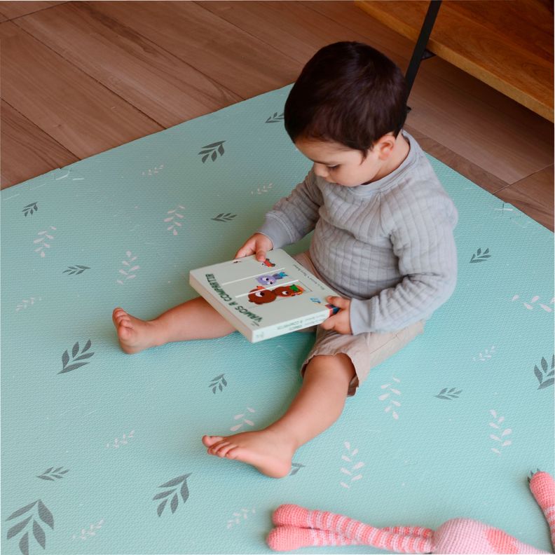 TATAMI GOMA DE EVA 600*600*12mm LEAF MINT-2