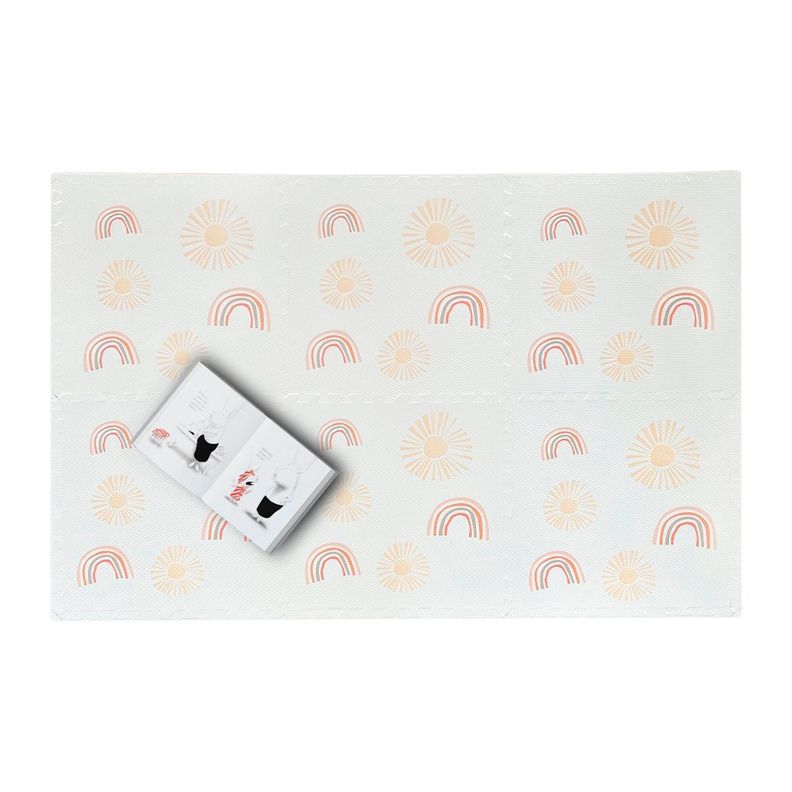 TATAMI GOMA DE EVA 600*600*12mm RAINBOW WHITE-0