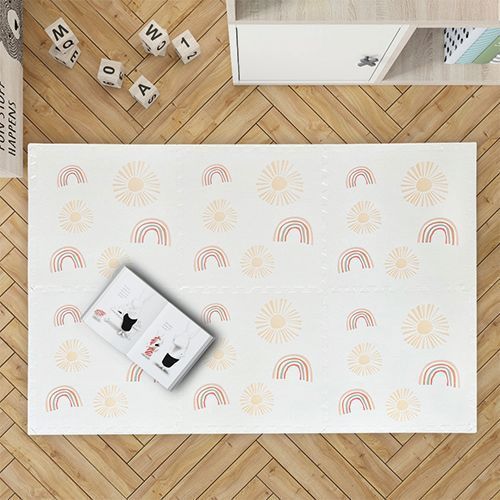 TATAMI GOMA DE EVA 600*600*12mm RAINBOW WHITE-1