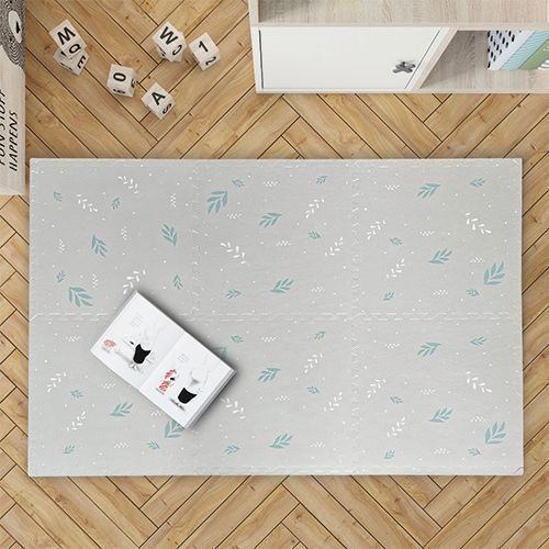 TATAMI GOMA DE EVA 600*600*12mm LEAF GREY-1