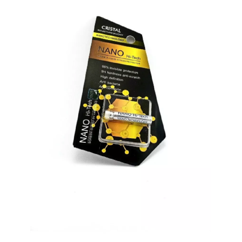 2 X Protector De Pantalla Liquido Para Celular Nano Hi Tech-0