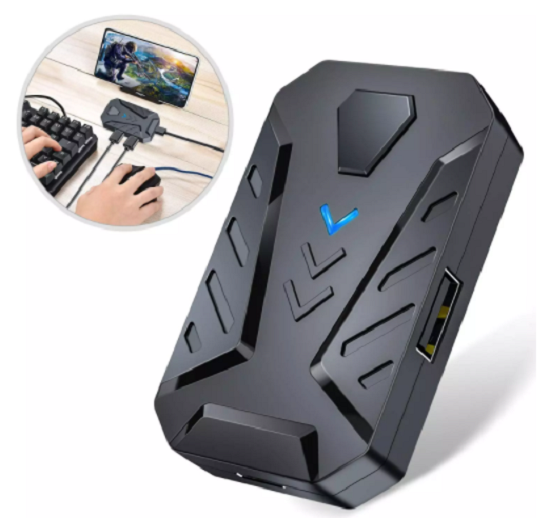 Adaptador Gamer Mix Pro Mouse Teclado Y Soporte -3