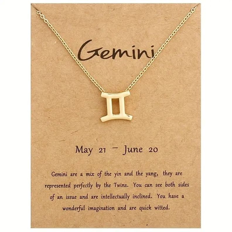 Collar zodiaco Géminis