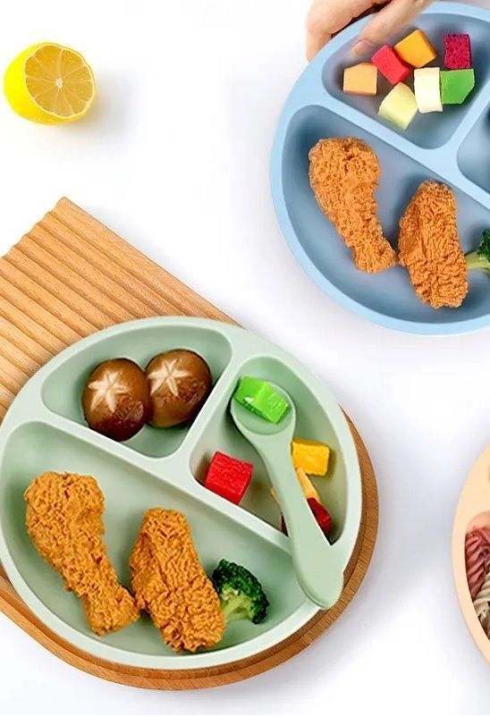 Pack Plato y Pote Antideslizante para Bebés/Niños-1