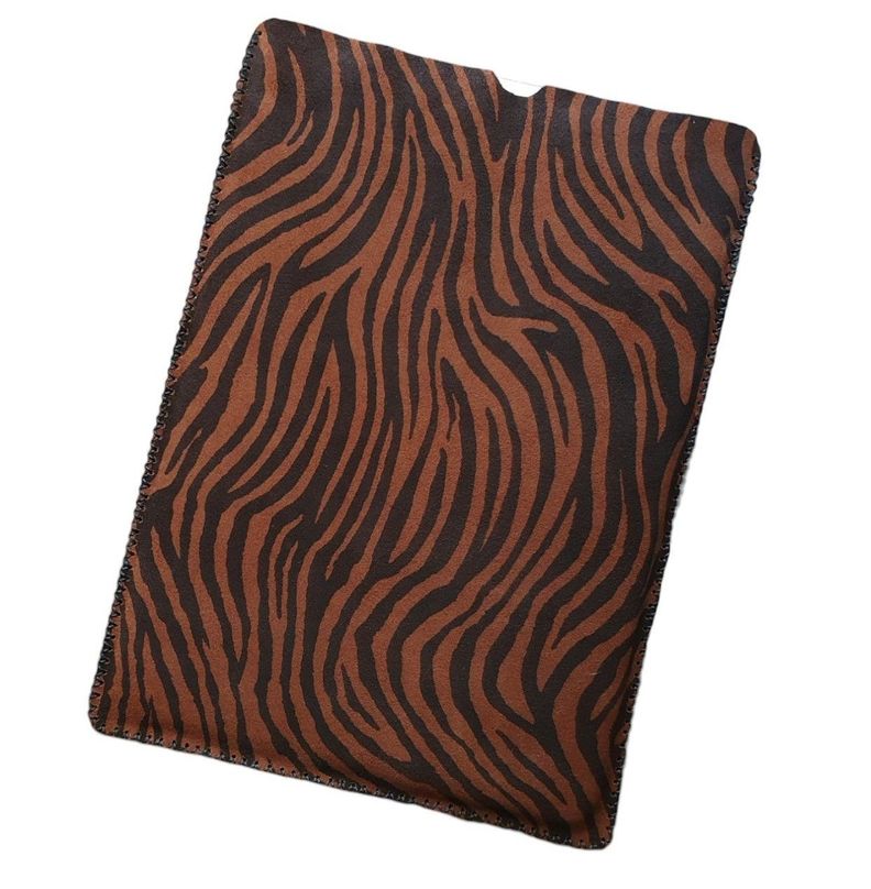 Funda de cuero para notebook 13" color Cebra-0