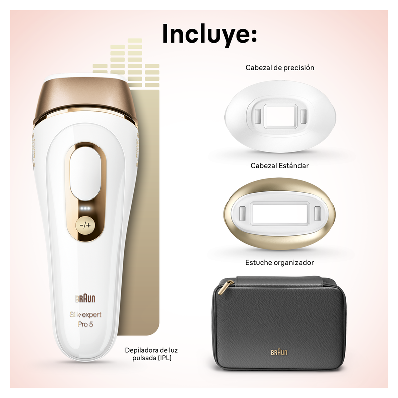 Depiladora Definitiva IPL Braun Luz Pulsada Silk  Pro5 Con Estuche-4