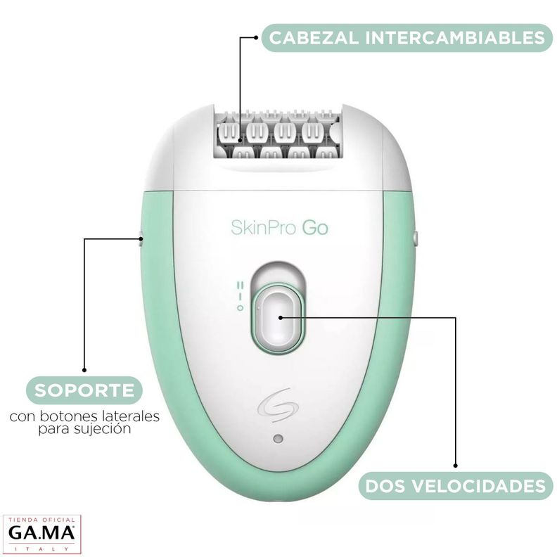 Depiladora Gama Skin Pro 2 Afeitado Y Depilación 32 Pinzas-1