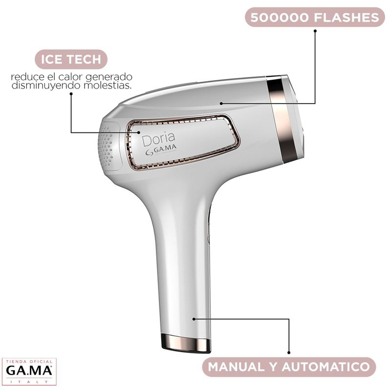 Depiladora Ipl Gama Doria Ice Tech Definitiva Corporal Gama