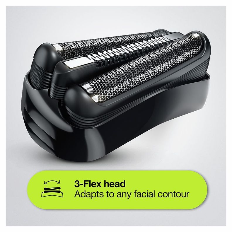 Afeitadora Recargable Braun 300 Serie 3 Black Cuchillas Flexibles-1