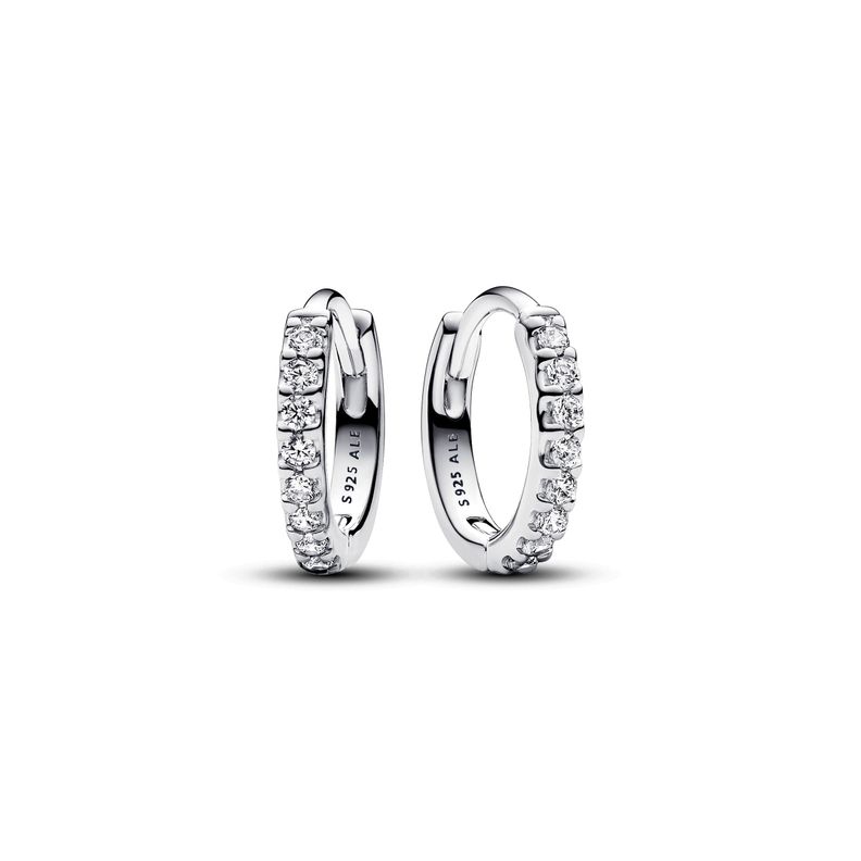Aretes de Aro Abrazo Brillante-0