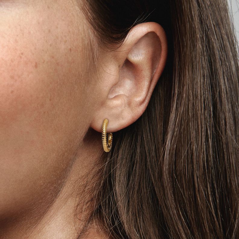 Aretes de aro PANDORA shine PANDORA Moments-1
