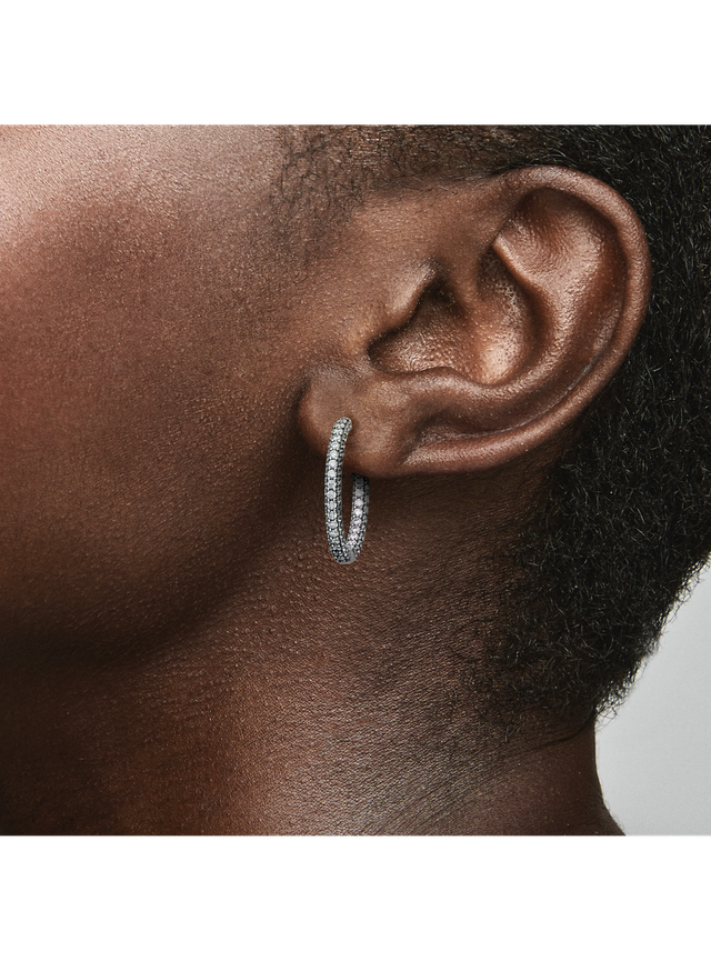 Aretes de Aro Fila de Pavé de Pandora Timeless-1