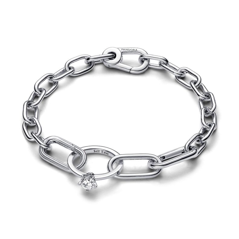 Doble Link en Plata Pandora ME Casate Conmigo Enlace-2