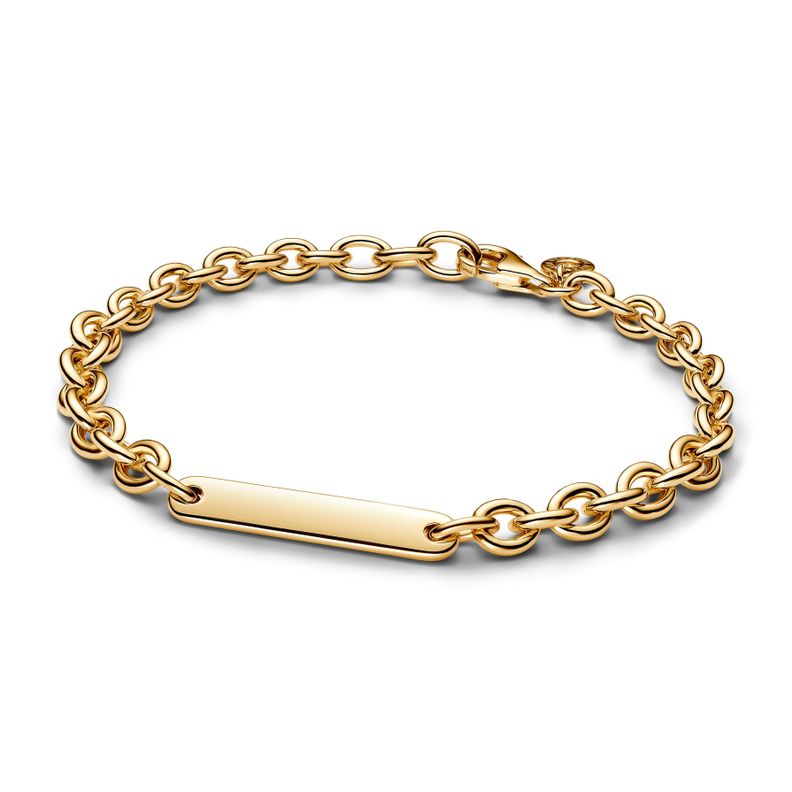 Brazalete de Eslabones Barra Grabable-0