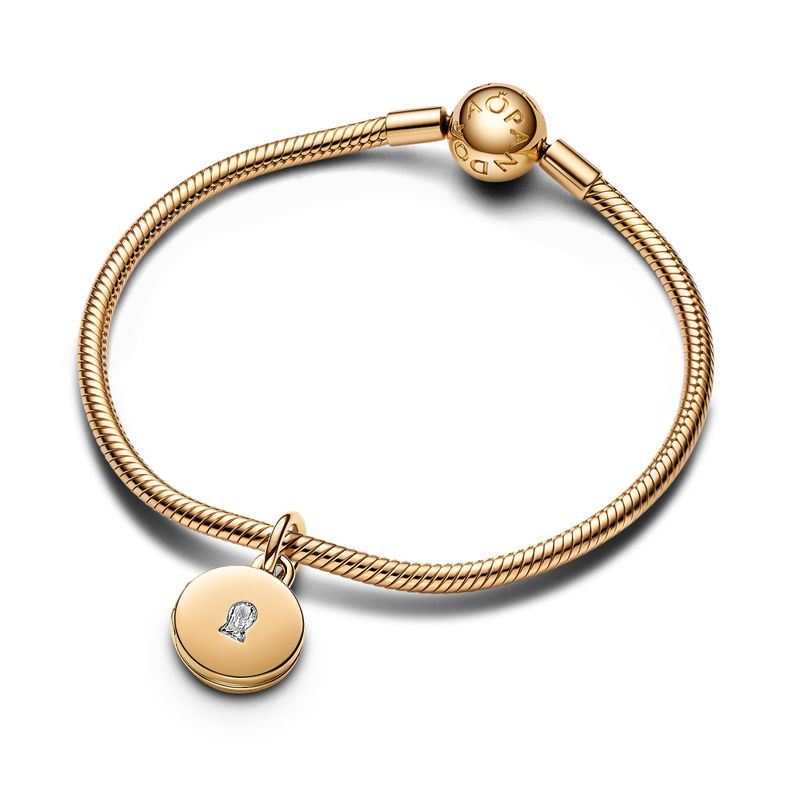 Charm Colgante Shine Medalla Grabable Se Abre -1