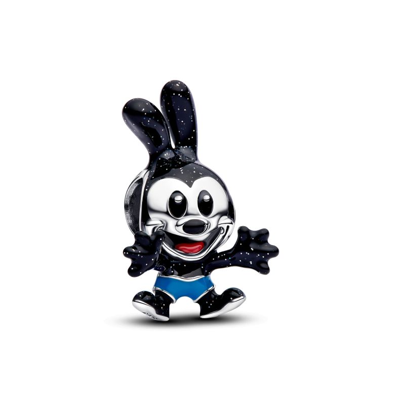 Charm Oswald El Conejo De La Suerte De Disney Plata