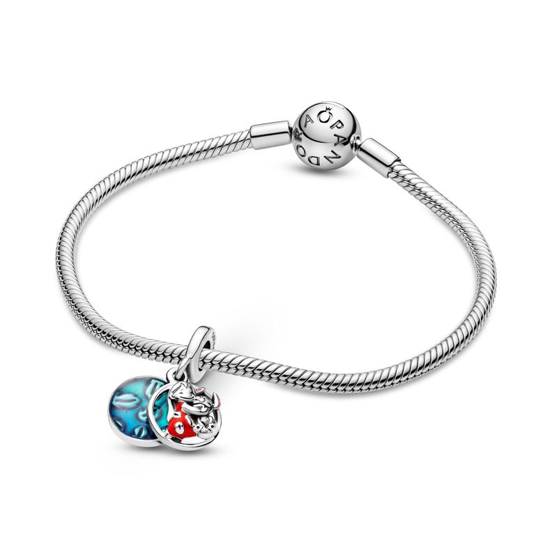 Charm Plata Disney Lilo y Stitch Familia -2