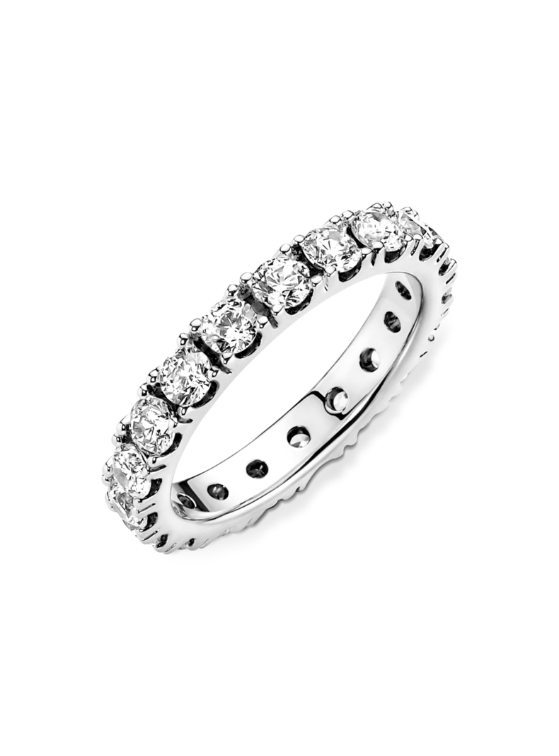 Anillo en Plata de Ley Eternity Brillante-0
