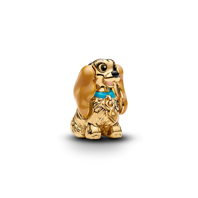 Charm Dama de Disney Dorado