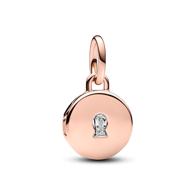 Charm Colgante Rose Medalla Grabable Se Abre-0