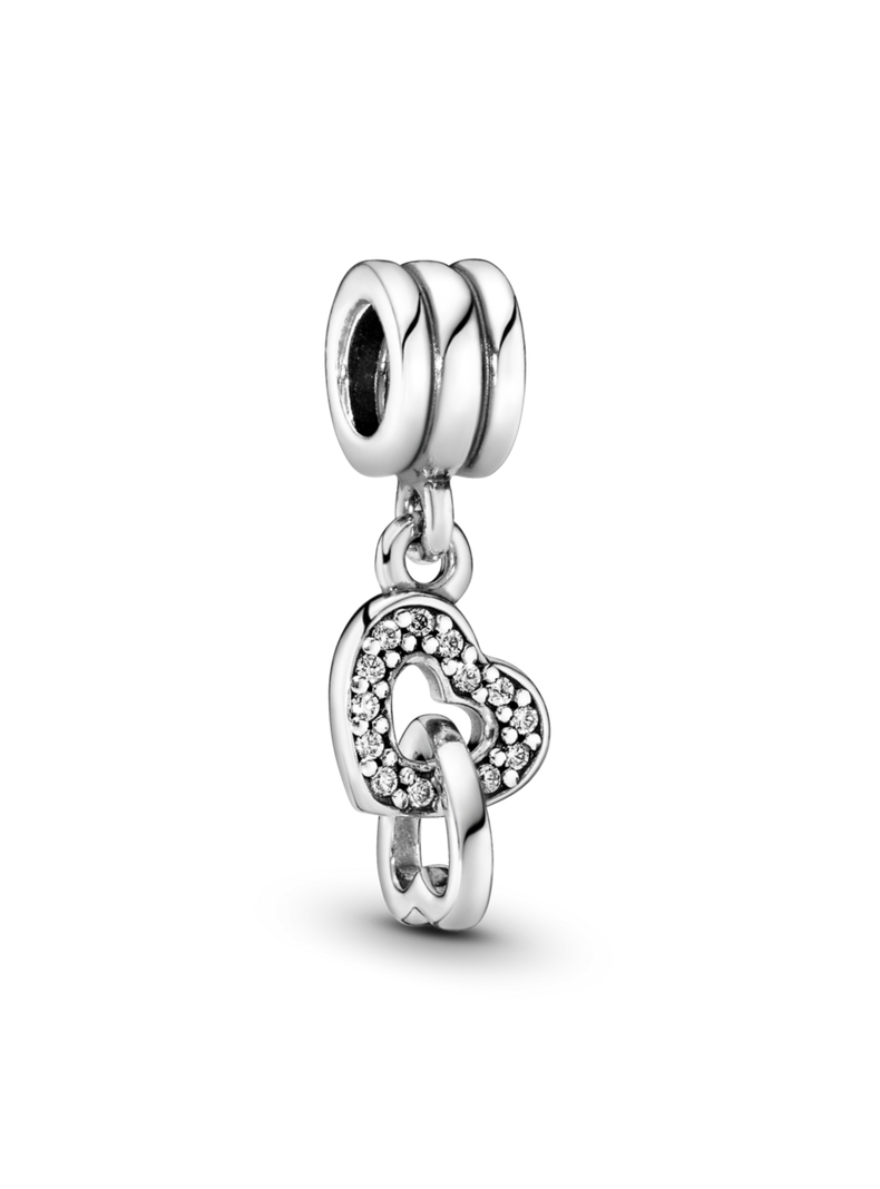 Dije Colgante en Plata Amor Unido Circonia Cúbica Clara-0