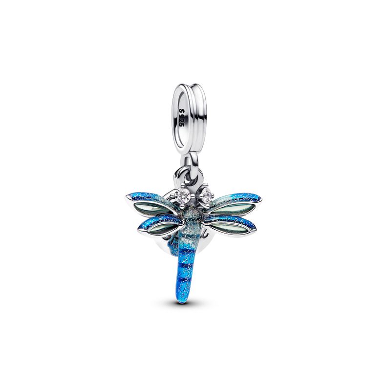 Charm Colgante Doble Libélula-0