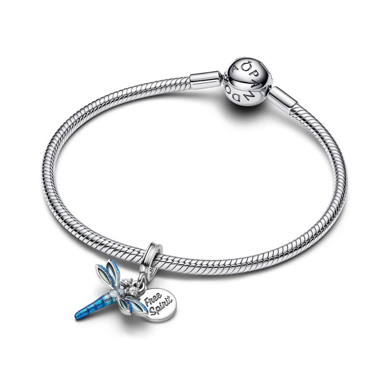 Charm Colgante Doble Libélula-1