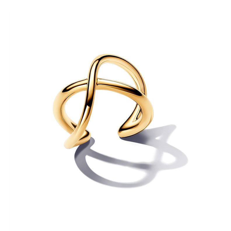 Arete de Brazalete Shine con Forma organica de Infinito-0