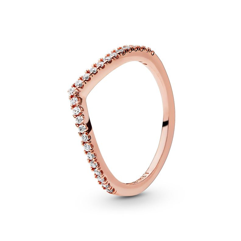 Anillo en Rose Deseo Brillante Circonia Cúbica Clara. -0